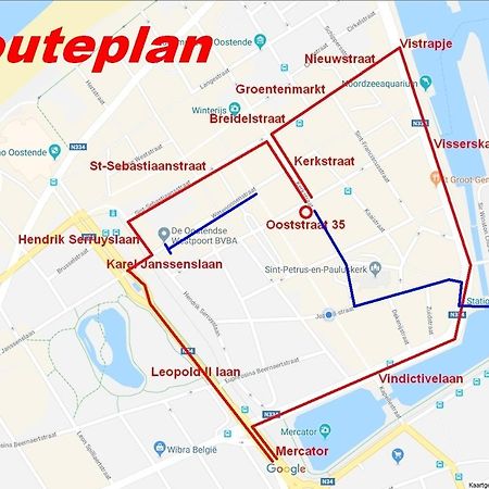 Vakantieappartement Emiel Centrum Oostende Met Garage Bagian luar foto
